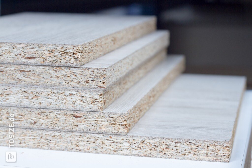 Zuschnitt von Spanplatten im OnlineSägewerk kaufen TOSIZE.de
